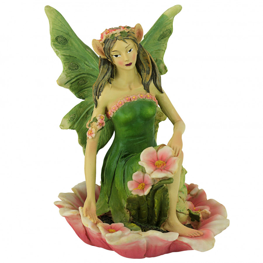 Toscano - The Red and Green Fairy of Acorn Hollow Statues
