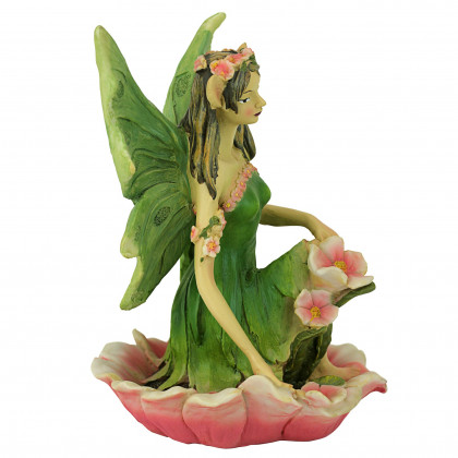 Toscano The Red and Green Fairy of Acorn Hollow Statues - Green