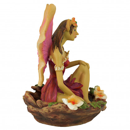 Toscano The Red and Green Fairy of Acorn Hollow Statues - Red