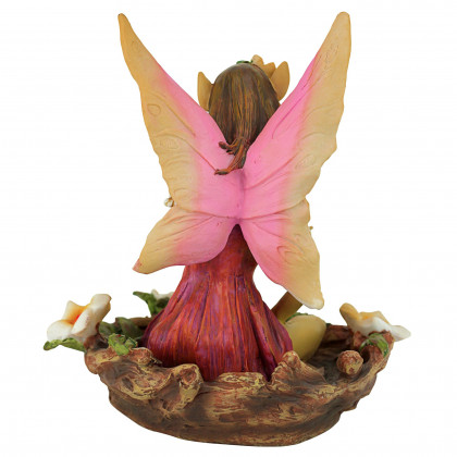 Toscano The Red and Green Fairy of Acorn Hollow Statues - Red