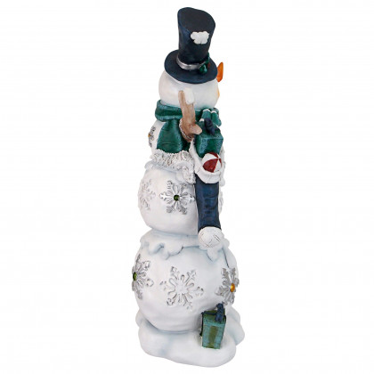 Toscano - Avalanche the Snowman Welcome Sign Statue