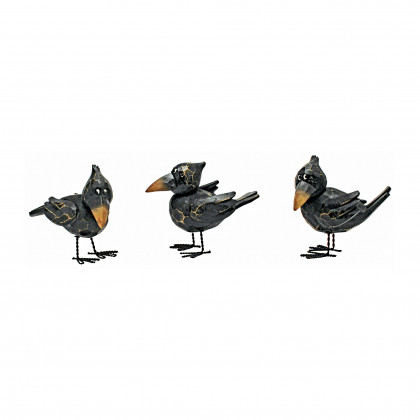Toscano - Set of 3 Myths and Legends Raven Statues