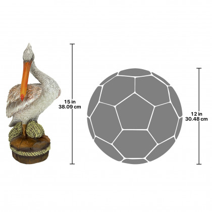 Toscano - Ocean Side Pier 51 Pelican Statue