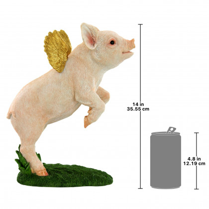 Toscano - When Pigs Fly Flamboyant Farm Statue