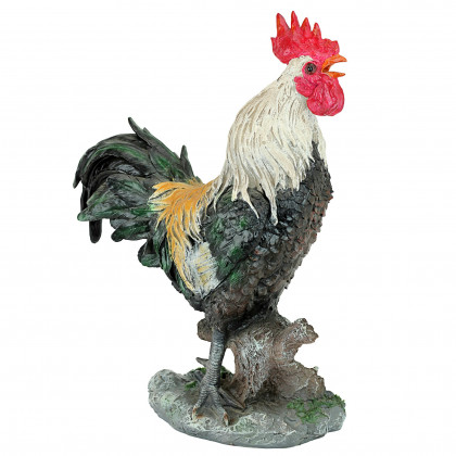 Toscano - Cock-A-Doodle-Do Rooster Statue