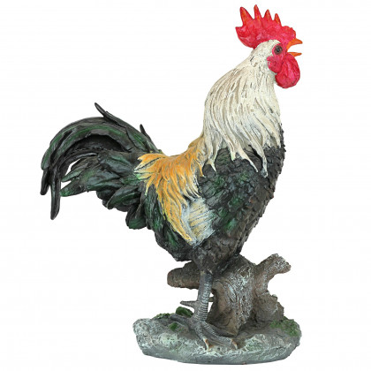 Toscano - Cock-A-Doodle-Do Rooster Statue