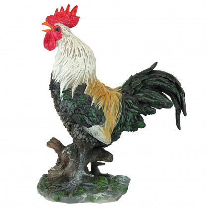 Toscano - Cock-A-Doodle-Do Rooster Statue