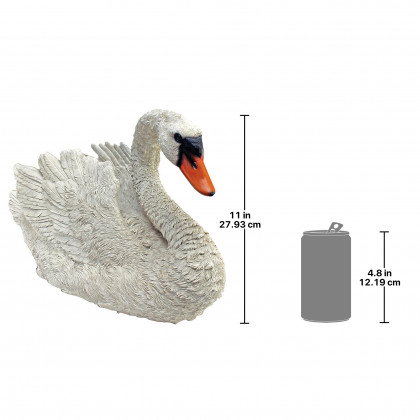 Toscano - White Swan Statue