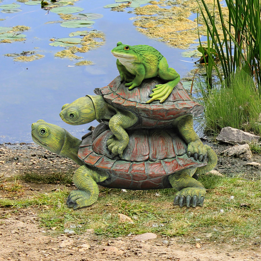 Toscano - In Good CompanyFrog and Turtles Statue