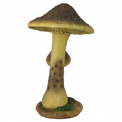 Toscano Mystic Forest Mushroom Statue - Tan