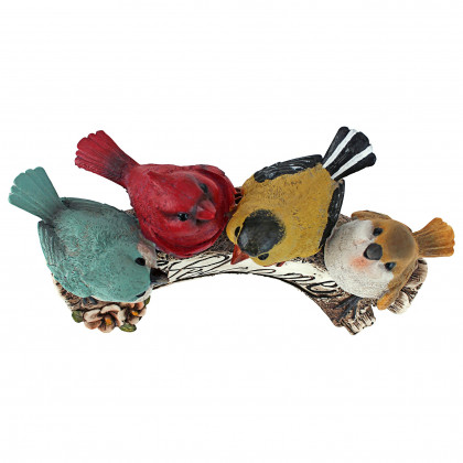 Toscano - Birdy Welcome Sign Statue