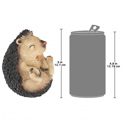 Toscano Roly-Poly Laughing Hedgehog Statue - Small