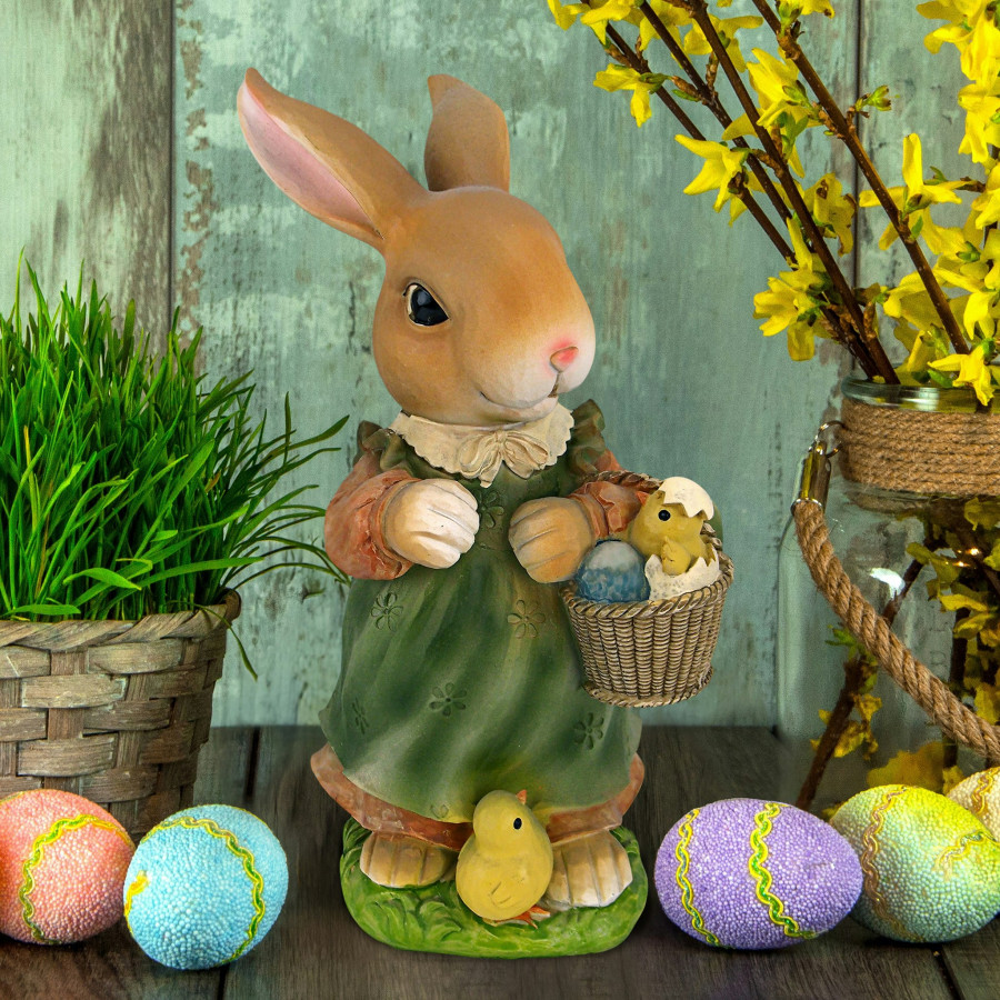 Toscano Bunny Hop Lane Mother Rabbit Statue