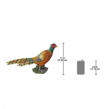 Toscano - Standing Pheasant Game Bird Statue