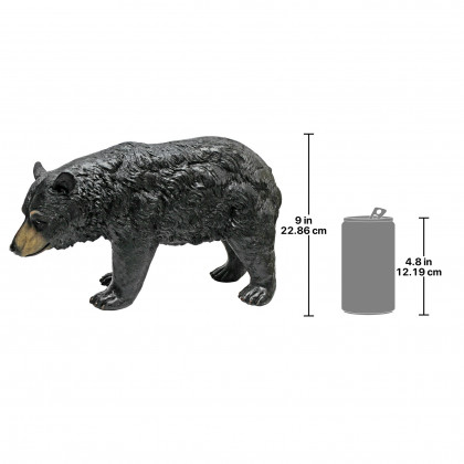 Toscano - North American Black Bear Walking Statue