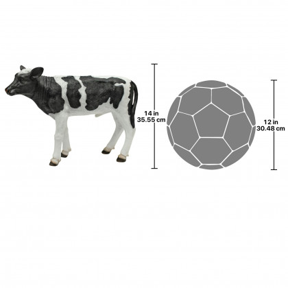 Toscano Country Boy Cow Statues
