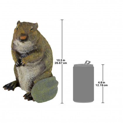 Toscano - Standing Beaver Statue