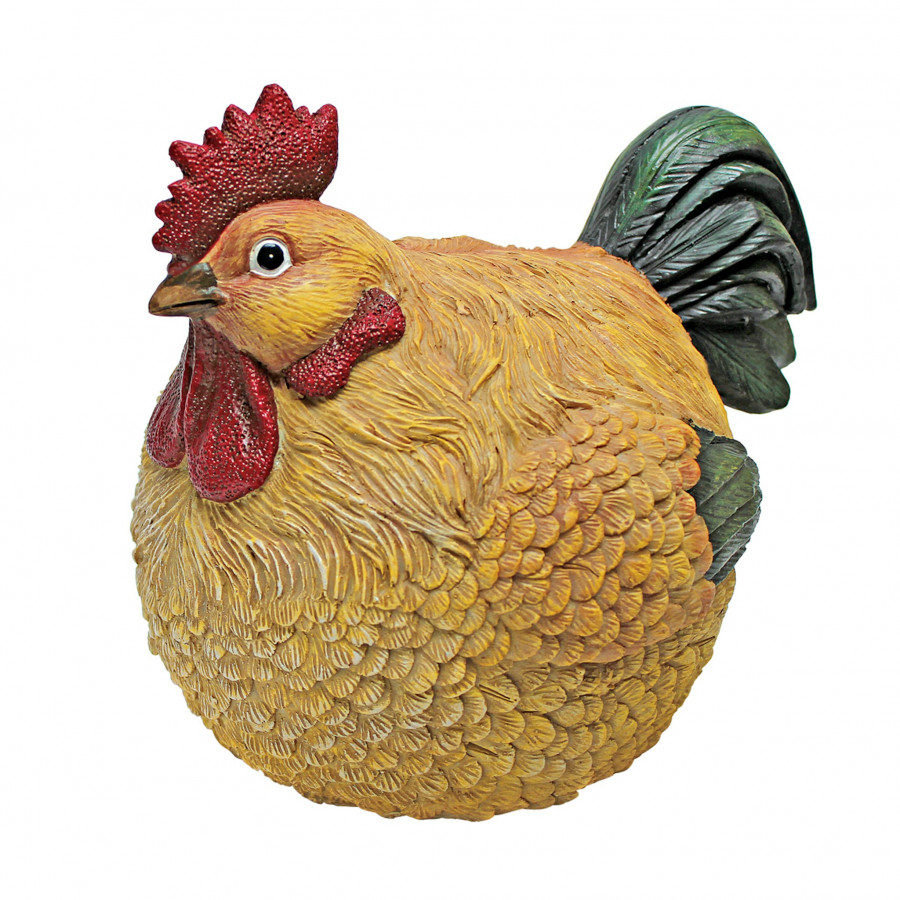 Toscano - Roly-Poly Ball of Chicken Statue