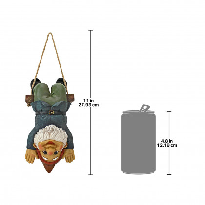 Toscano - Alfie the Acrobat Swinging Gnome Statue