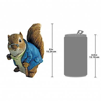 Toscano Grandfather Squirrel Statue