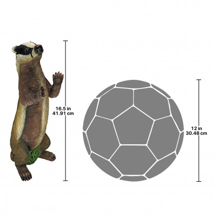 Toscano - Standing Badger Statue