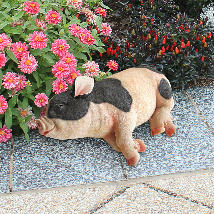 Toscano - Sleeping Pig Statue