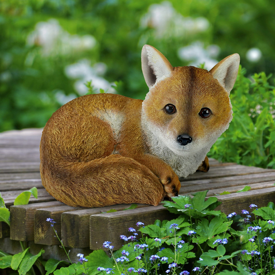 Toscano - Diablo the Baby Red Fox Statue