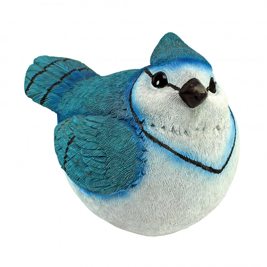 Toscano - Blue Jay Burly Bird Statue