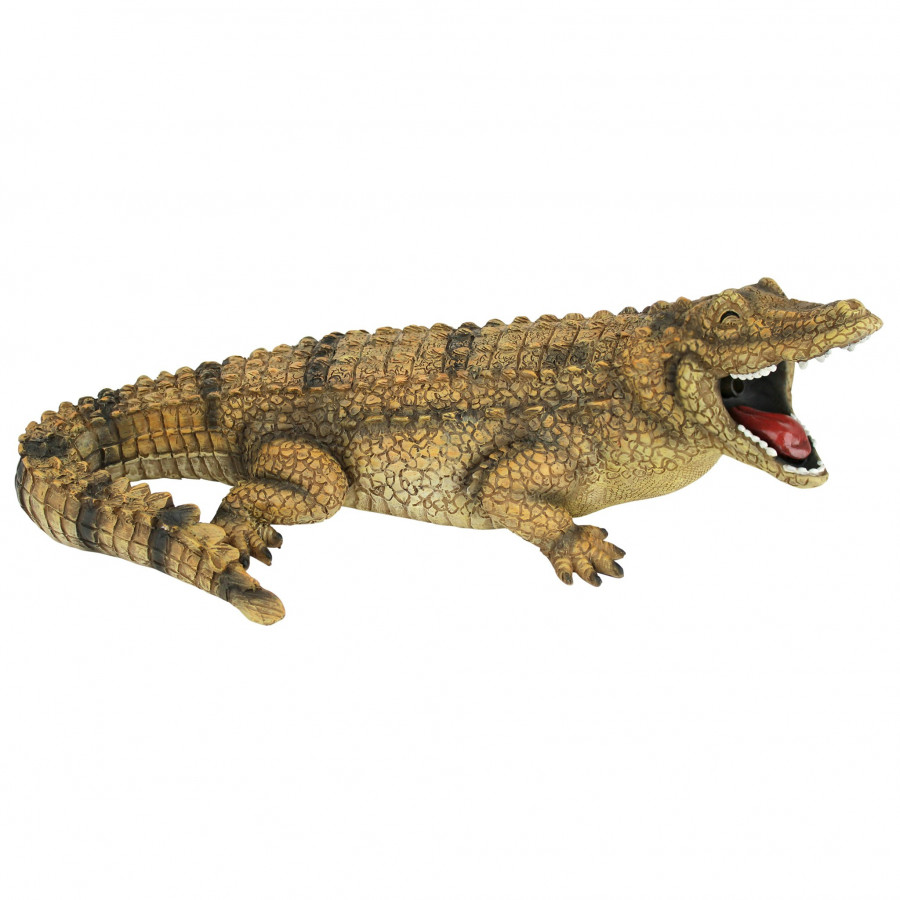 Toscano - Striker the Alligator Spitter Piped Statue