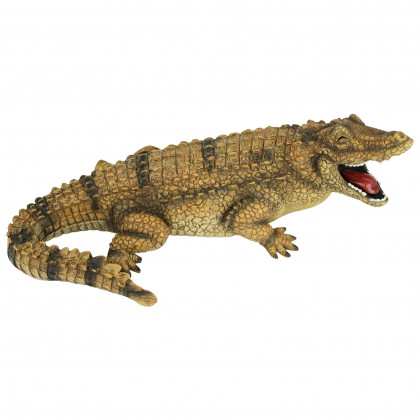 Toscano - Striker the Alligator Spitter Piped Statue