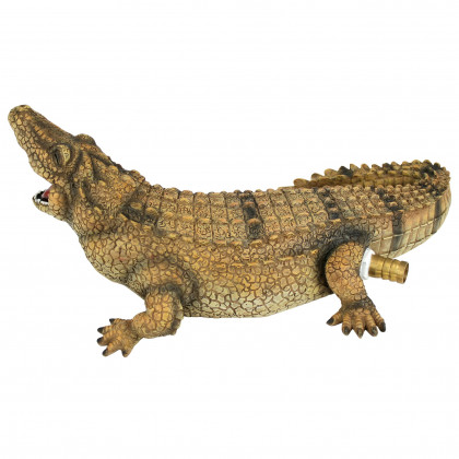 Toscano - Striker the Alligator Spitter Piped Statue
