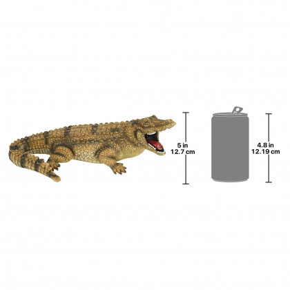 Toscano - Striker the Alligator Spitter Piped Statue