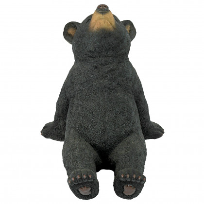 Toscano - Catching Rays Black Bear Cub Statue