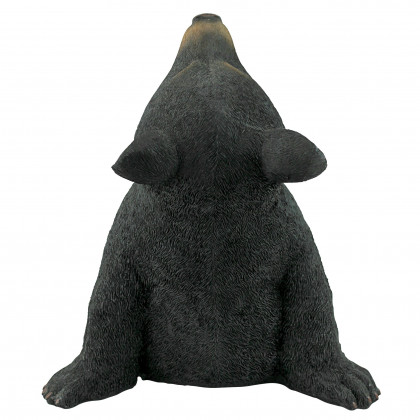 Toscano - Catching Rays Black Bear Cub Statue