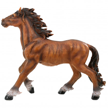 Toscano - Unbridled Running Wild Mustang Horse Statue