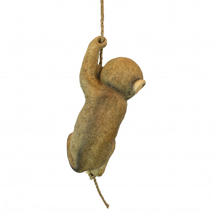 Toscano - Chico the Chimpanzee Hanging Baby Monkey Statue
