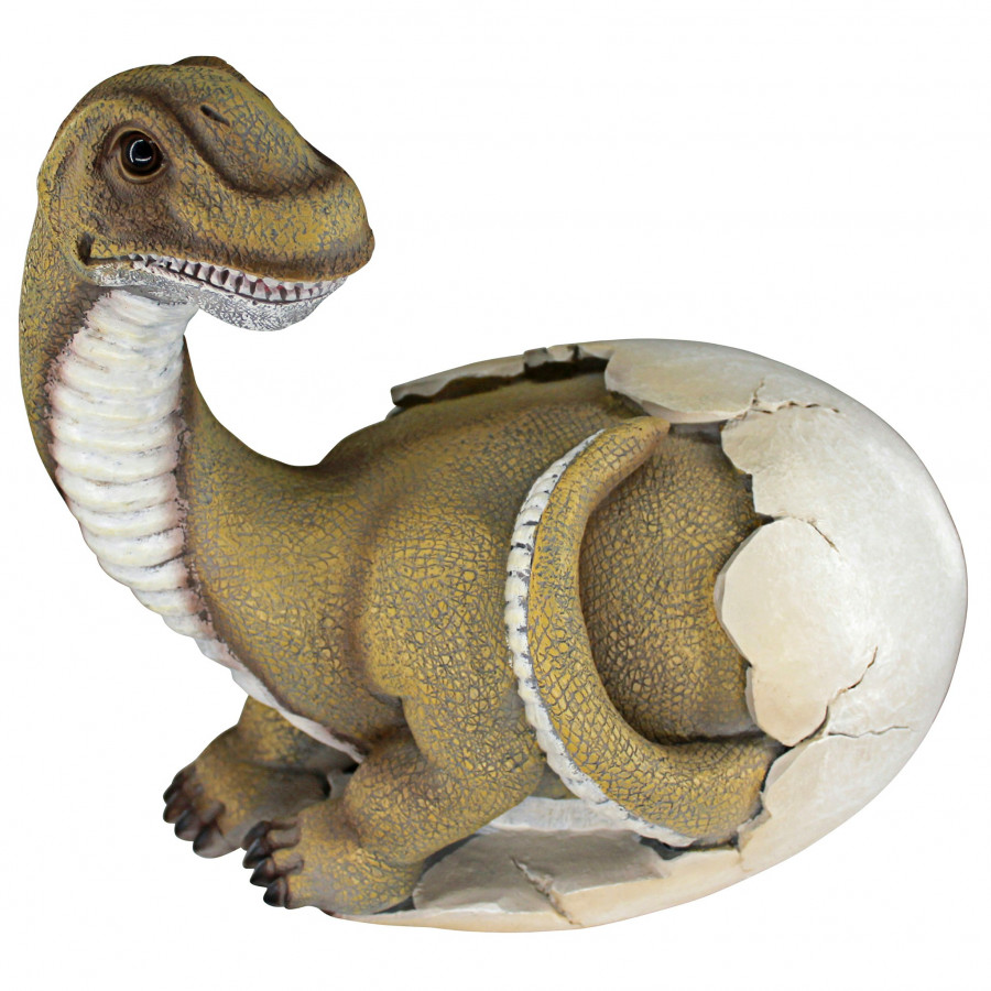 Toscano - Baby Brachiosaurus Dinosaur Egg Hatchling Statue