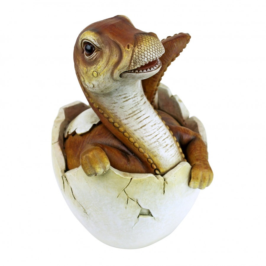Toscano - Baby Raptor Dinosaur Egg Hatchling Statue