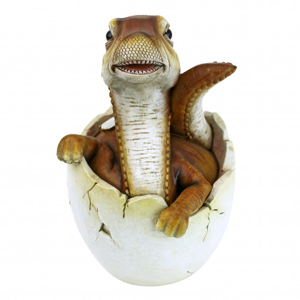Toscano - Baby Raptor Dinosaur Egg Hatchling Statue