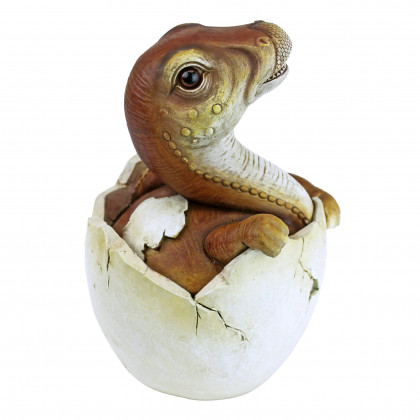 Toscano - Baby Raptor Dinosaur Egg Hatchling Statue