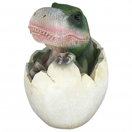 Toscano - Baby Tyrannosaurus Rex Dinosaur Egg Hatchling Statue