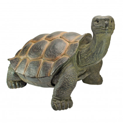 Toscano - The Curious Turtle Elephant Tortoise Statue