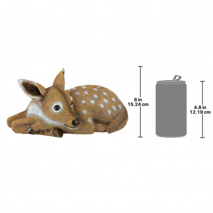 Toscano - Hershelthe Forest Fawn Baby Deer Statue