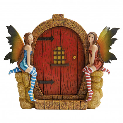 Toscano - Enchanted Portal Fairy Door Wall Sculpture