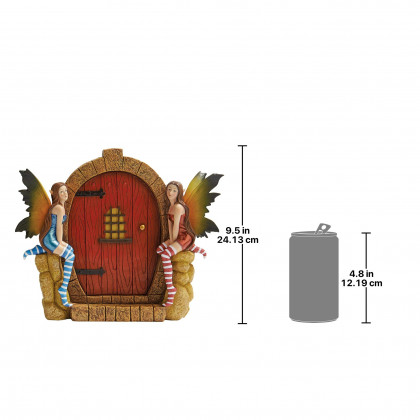 Toscano - Enchanted Portal Fairy Door Wall Sculpture