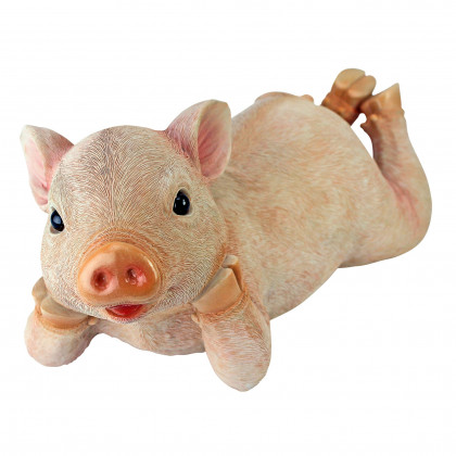 Toscano - Vogue the Lounging Pig Statue