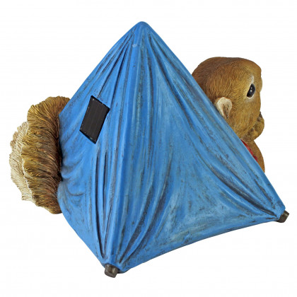 Toscano - Backyard Camper Squirrel Solar Statue