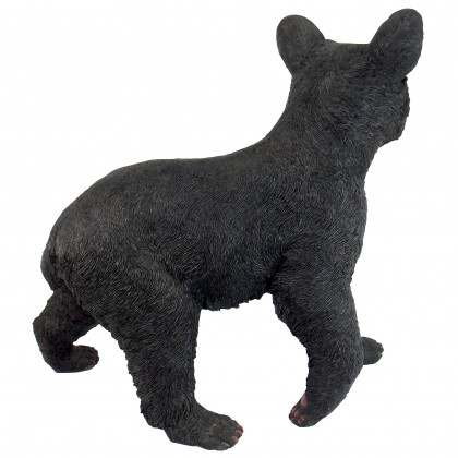Toscano - Snooping Cub Black Bear Statue