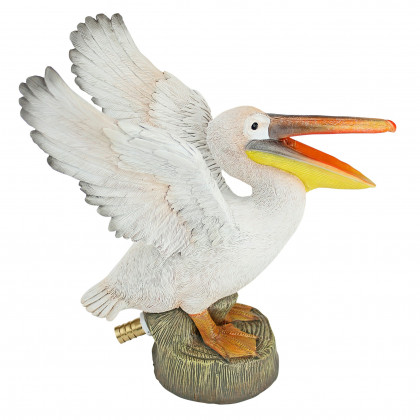 Toscano - Oceanside Pelican Spitter Piped Statue