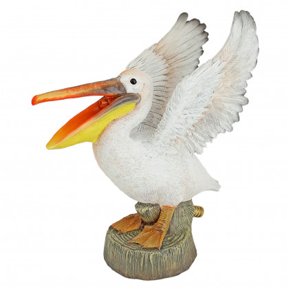 Toscano - Oceanside Pelican Spitter Piped Statue